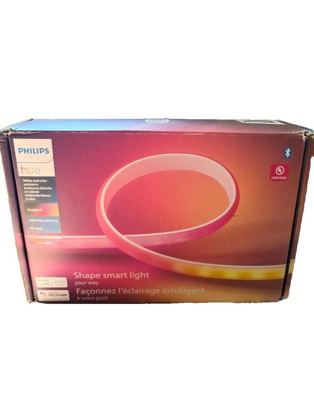 Philips Hue Gradient Lightstrip Ambiance 80" Smart LED Color Light Strip